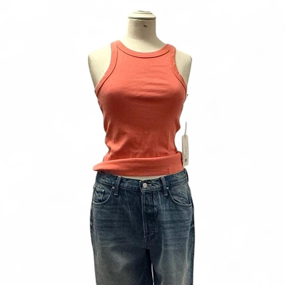 NWT Mother Move It The Chin Up tank top in color Concho Shell (size S) 219 - Picture 2 of 6